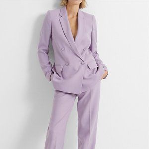 CLUB MONACO Women's Double-Breasted Wool Blazer Size 4 - Purple/Violet NWT $329